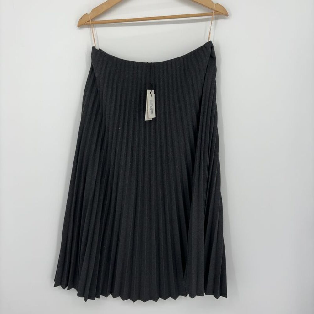 MILLY Pleated Midi Skirt